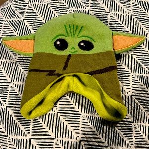 Baby Yoda beanie for small child